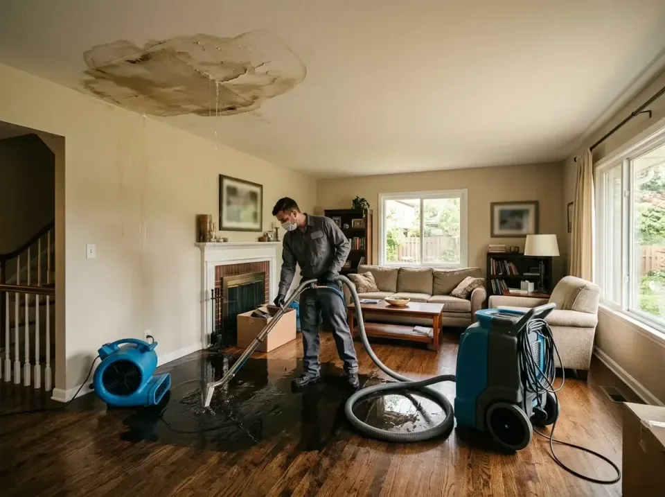 attic-pipe-burst-ceiling-drip-008 — frequently asked questions, Water Damage Restoration & Carpet Care in Michigan City, IN